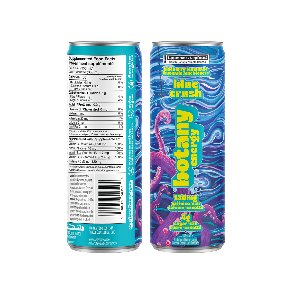 Botany Energy Blue Crush Blue Lemonade