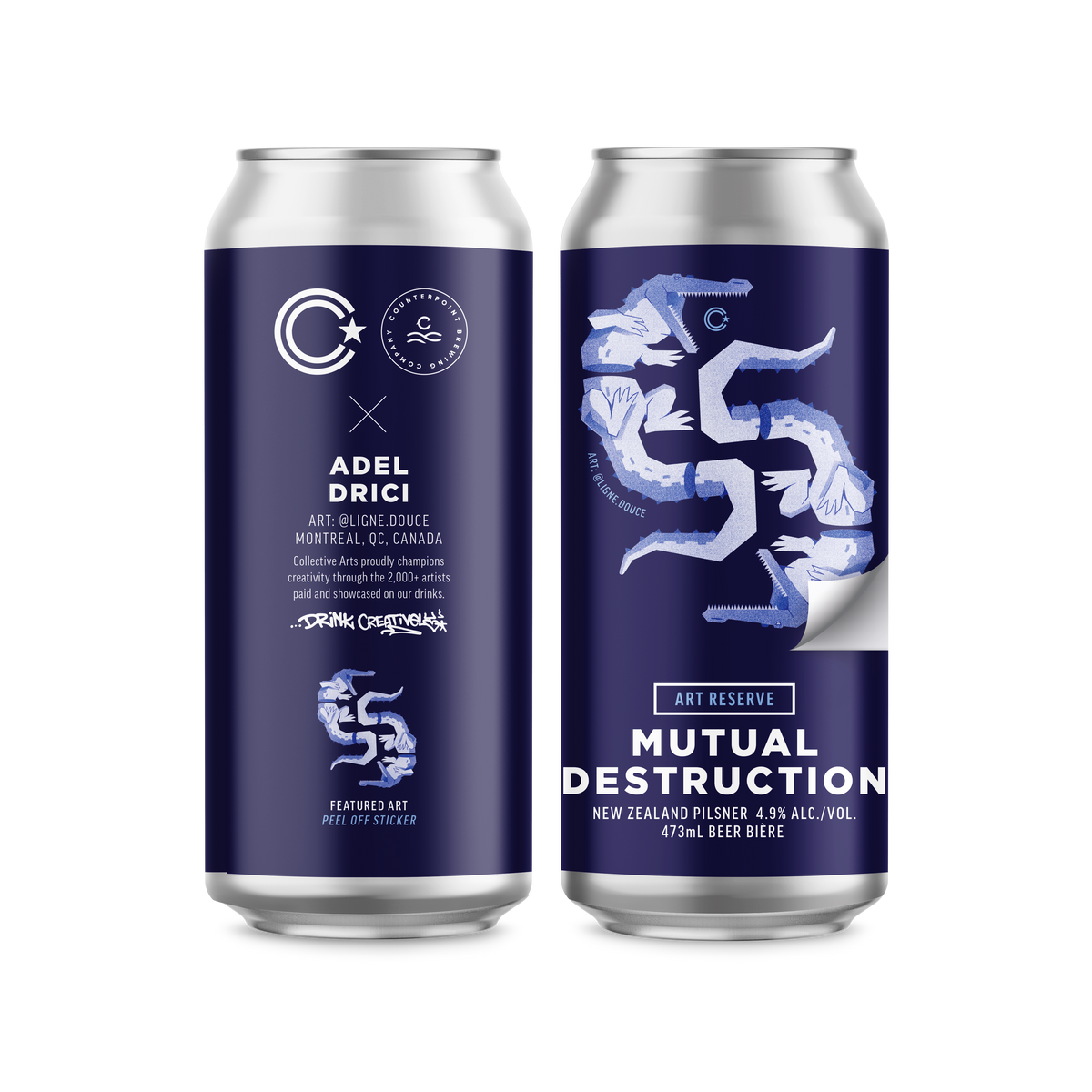 Mutual Destruction - With Kitchener's Counterpart Breweing. Artby Adel Drici