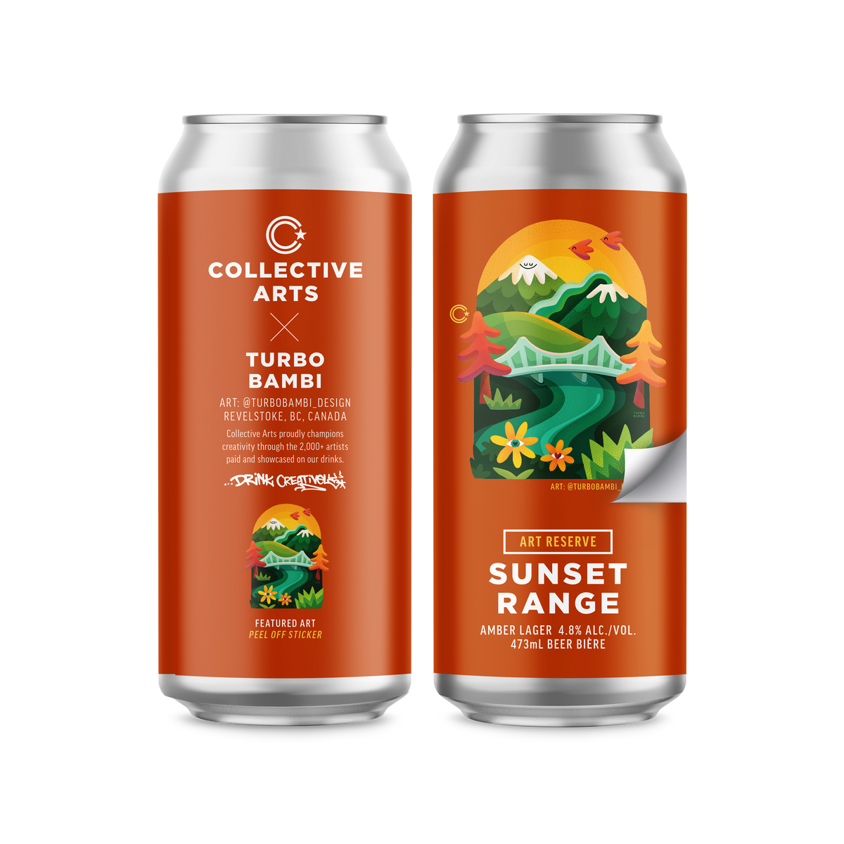Sunset Range Amber Lager | Art Reserve