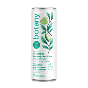 Botany Cucumber, Lemongrass & Lime Fruit Infused Sparkling Water