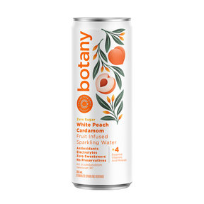 Botany White Peach & Cardamom Fruit Infused Sparkling Water
