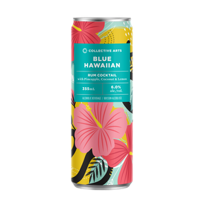 Blue Hawiian Tropical Cocktail