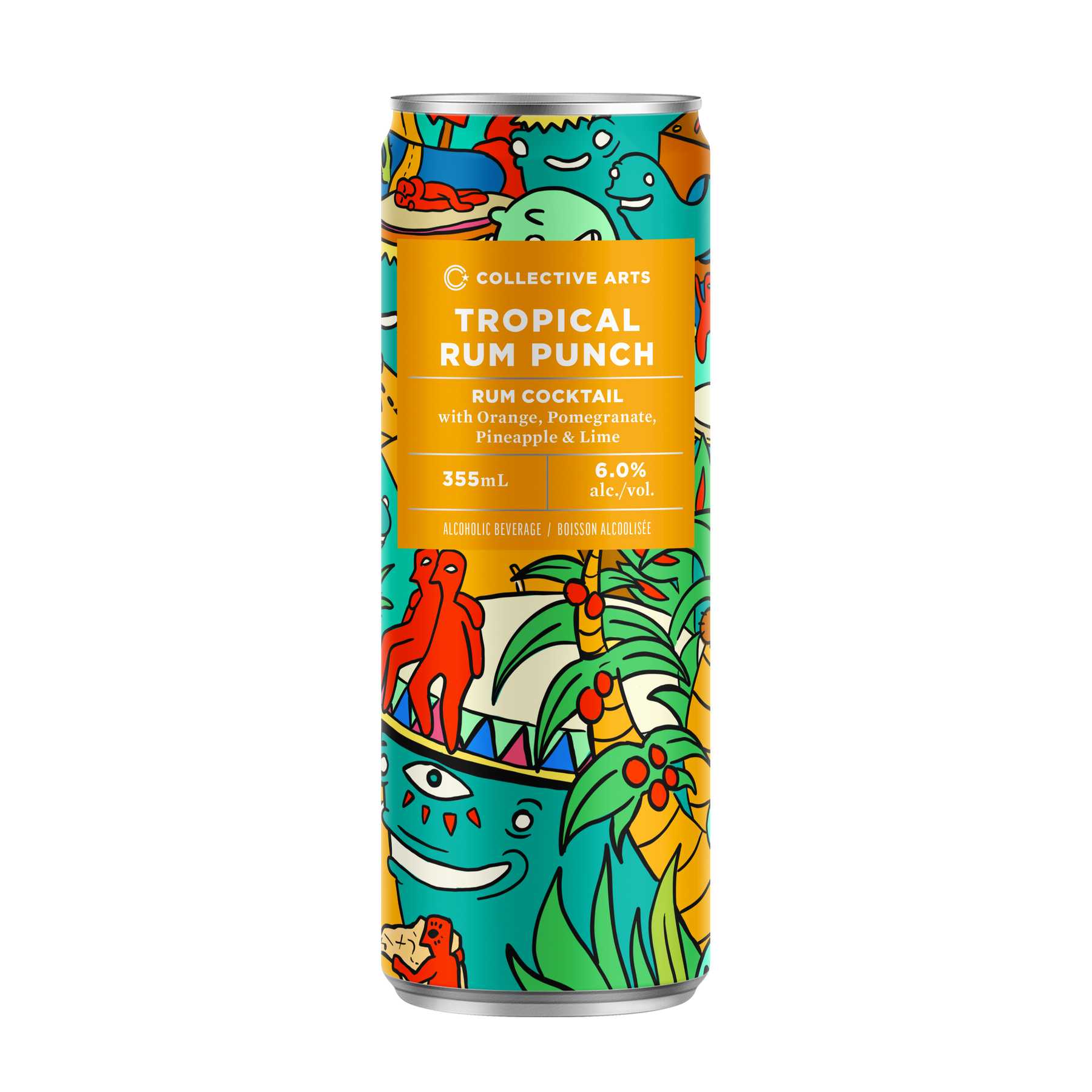 Rum Punch Tropical Cocktail