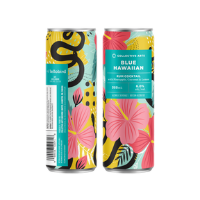 Blue Hawiian Tropical Cocktail