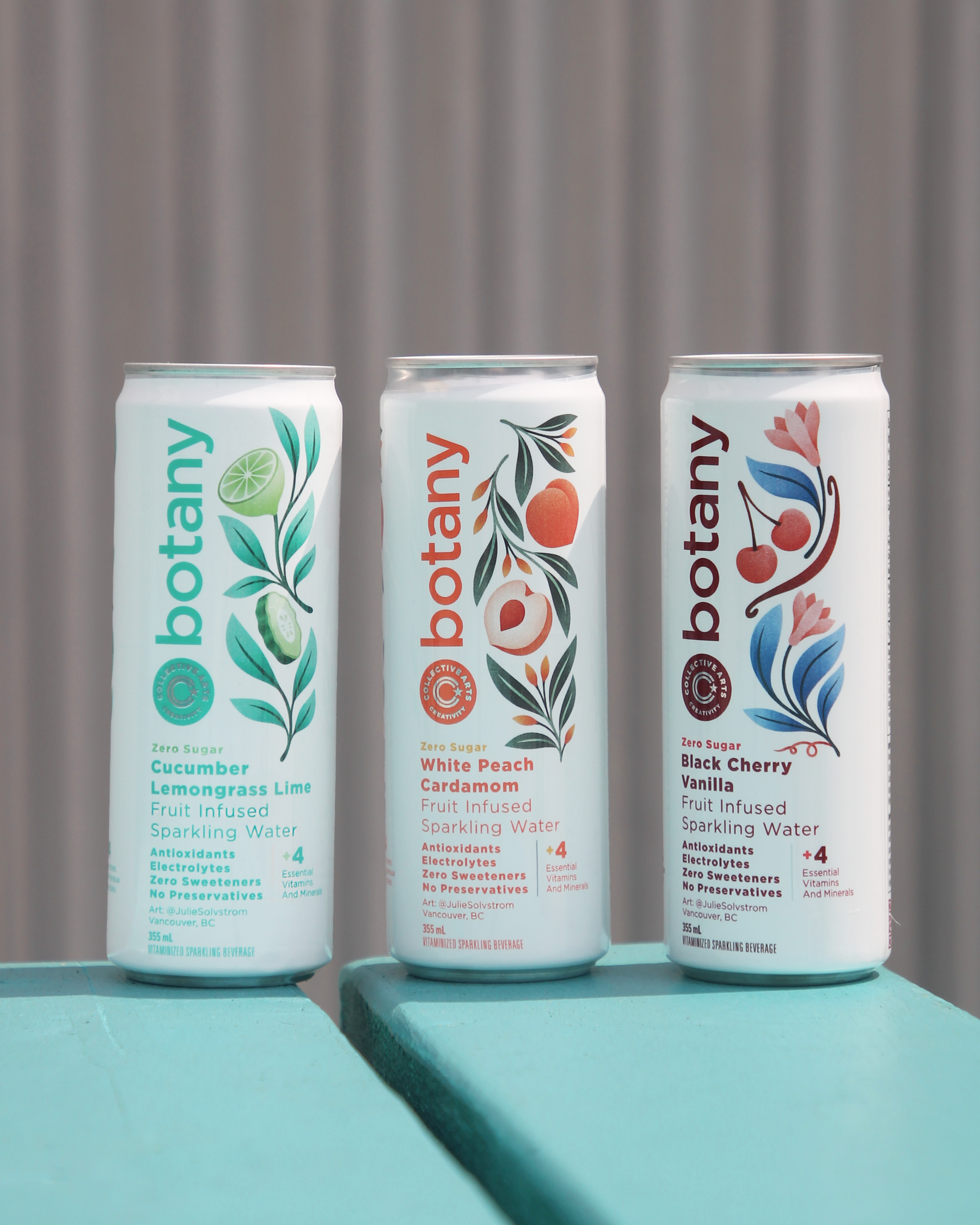 Botany Black Cherry & Vanilla Fruit Infused Sparkling Water