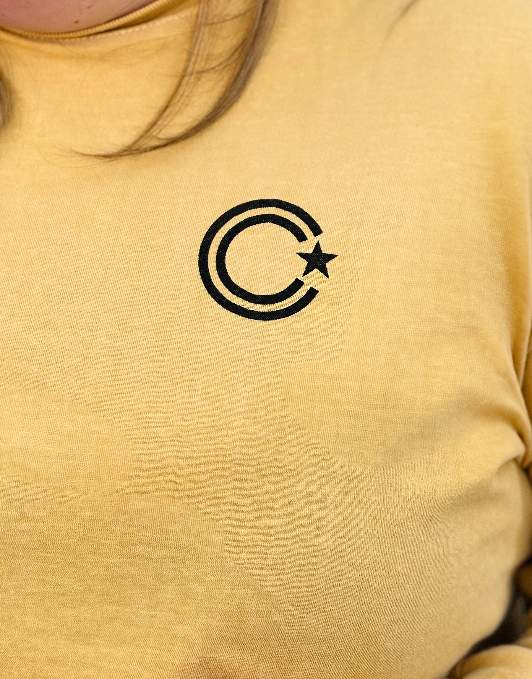 C-Star Long Sleeve - Black & Mustard