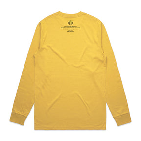 C-Star Long Sleeve - Black & Mustard