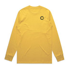 C-Star Long Sleeve - Black & Mustard