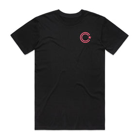 C-Star Tee - Pink & Black